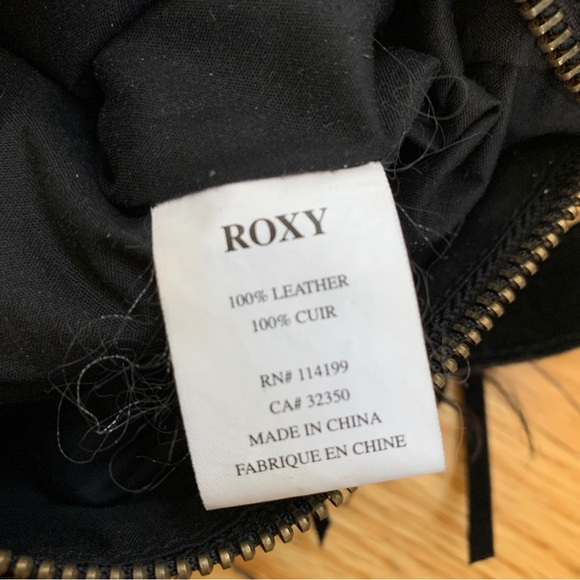 Roxy Black Suede Hobo or Western Purse with Fringe. - Picture 6 of 9